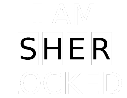 Nadruk Sherlock - I AM SHERLOCKED - Przód