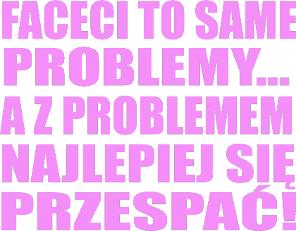 Nadruk BLUZKA FACECI TO SAME PROBLEMY - Przód