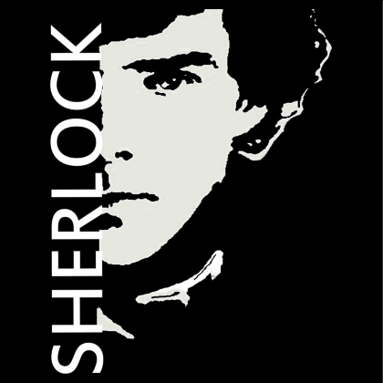 Nadruk Sherlock - Przód