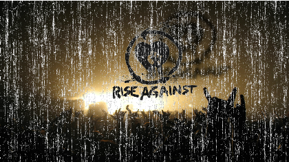Nadruk Rise Against - Przód