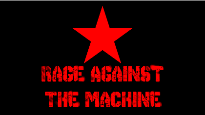 Nadruk RAGE AGAINST THE MACHINE - Tył