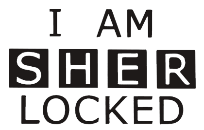 Nadruk I Am Sherlocked - Przód