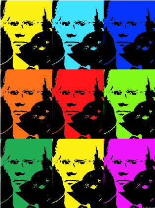 Nadruk Andy Warhol - Przód