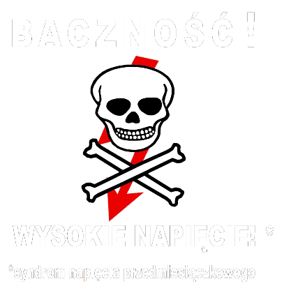 Nadruk Baczność Wysokie Napięcie PSM - Przód