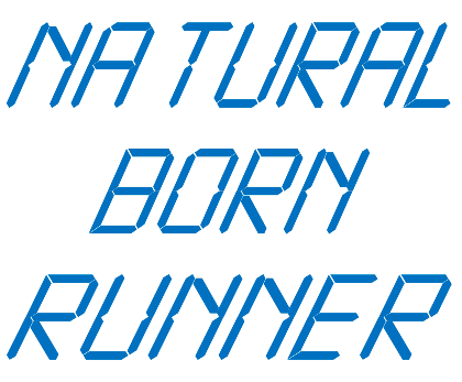 Nadruk Bezrękawnik NATURAL BORN RUNNER - Przód