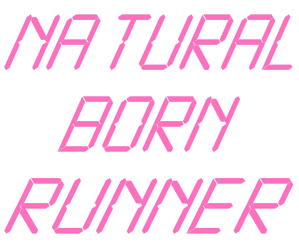 Nadruk Bezrękawnik Damski Natural Born Runner - Przód