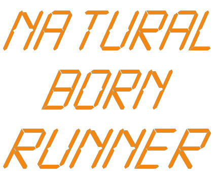 Nadruk do biegania Natural Born Runner - Przód