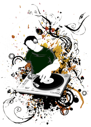 Nadruk DJ Sound - Przód
