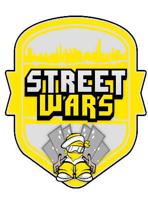 Nadruk Street Wars - Przód