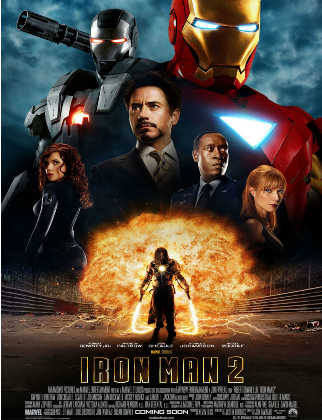 Nadruk iron man 2 - Przód