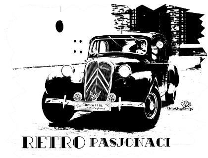 Nadruk Retro Pasjonaci - Citroen 11 BL - Przód